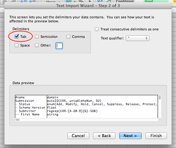 Microsoft Excel For Mac Text Import Wizard Can